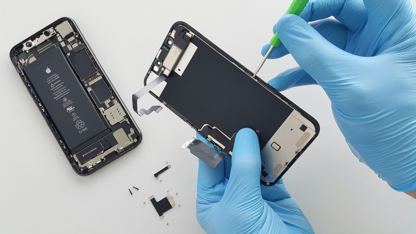 Curso microsoldadura electrónica — separación de pantalla iPhone